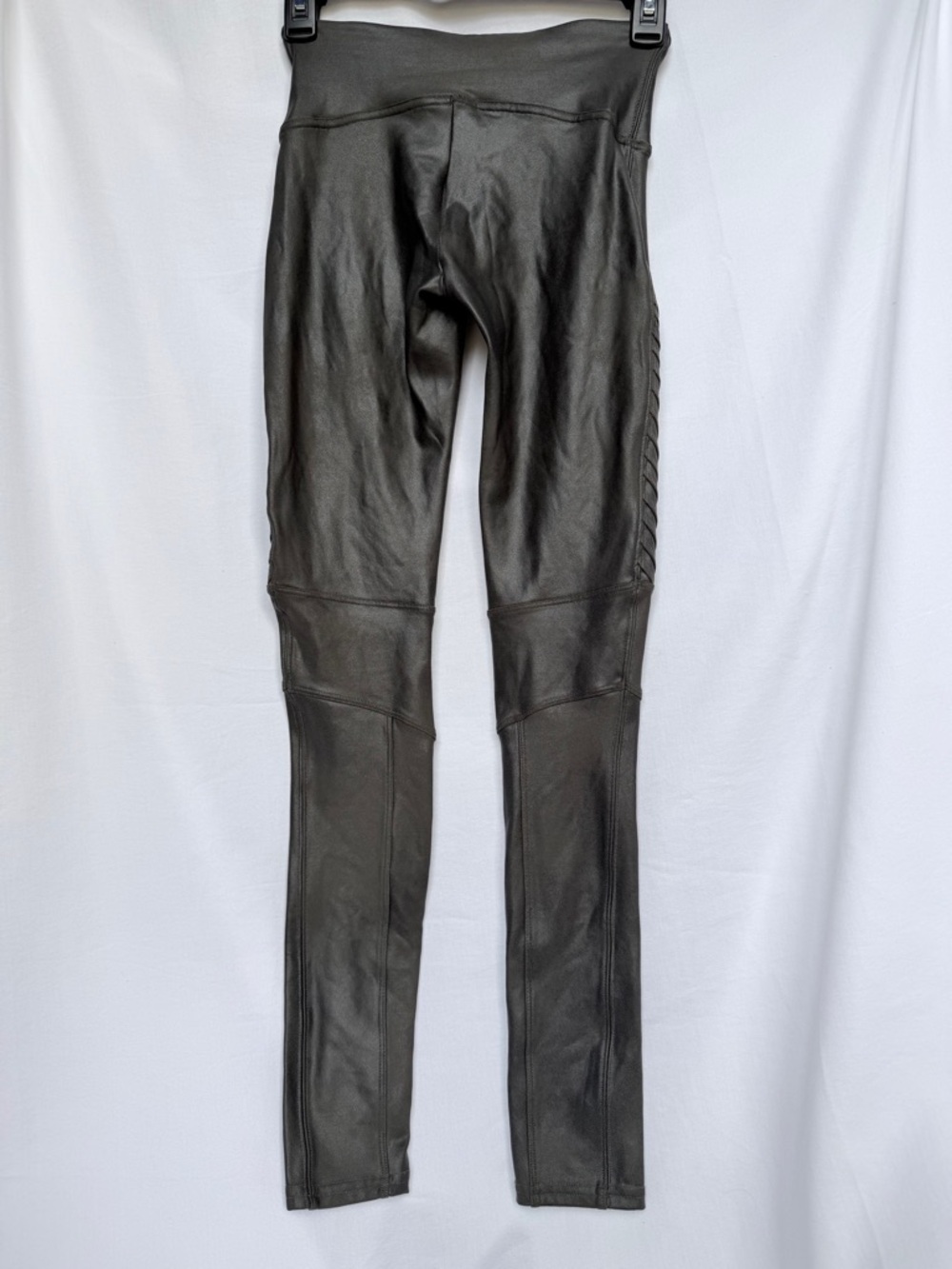 Spanx Faux Leather Moto Leggings - Small - Picture 6 of 7